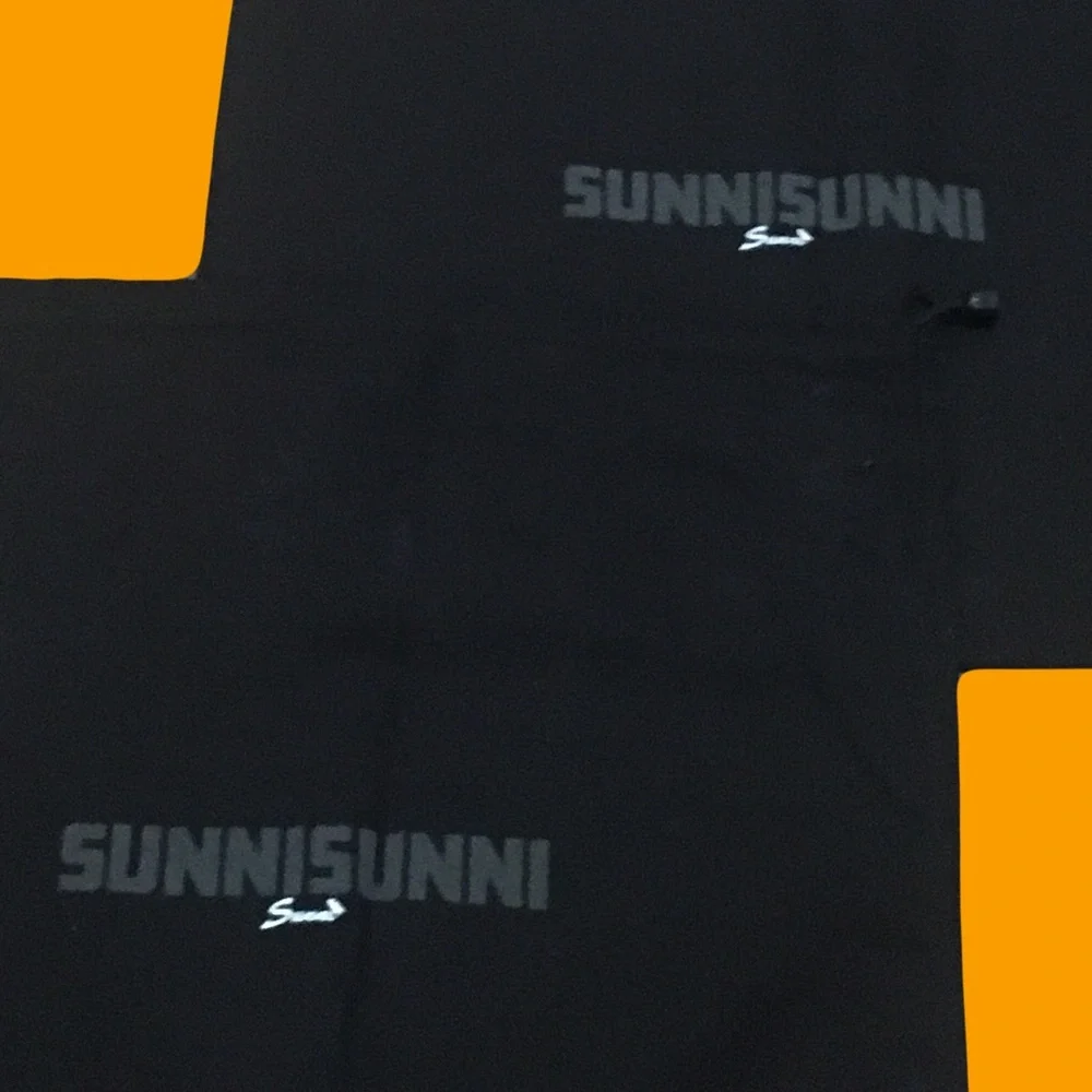 Sunni Sunni Two (2) Black Drawstring Dust bag Garment bags Lightweight Soft